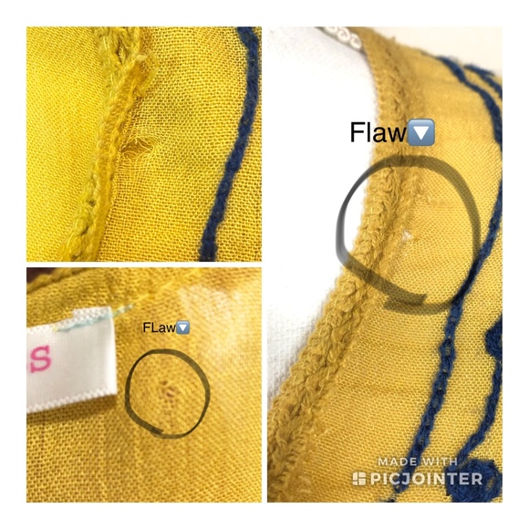 FLINT & MOSS Boho Beach Cover Up Top NWT Size M - Picture 6 of 8